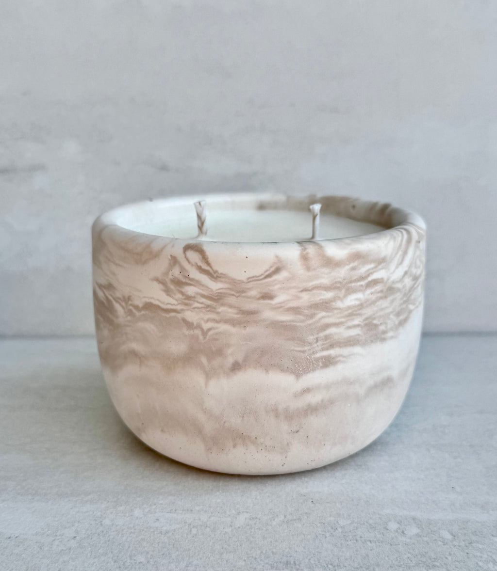 Citrus Grove Concrete Candle