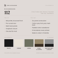 Richardson 112 trucker hat color options: Black, Cream, Loden, Khaki and Coffee, Heather Grey and Black