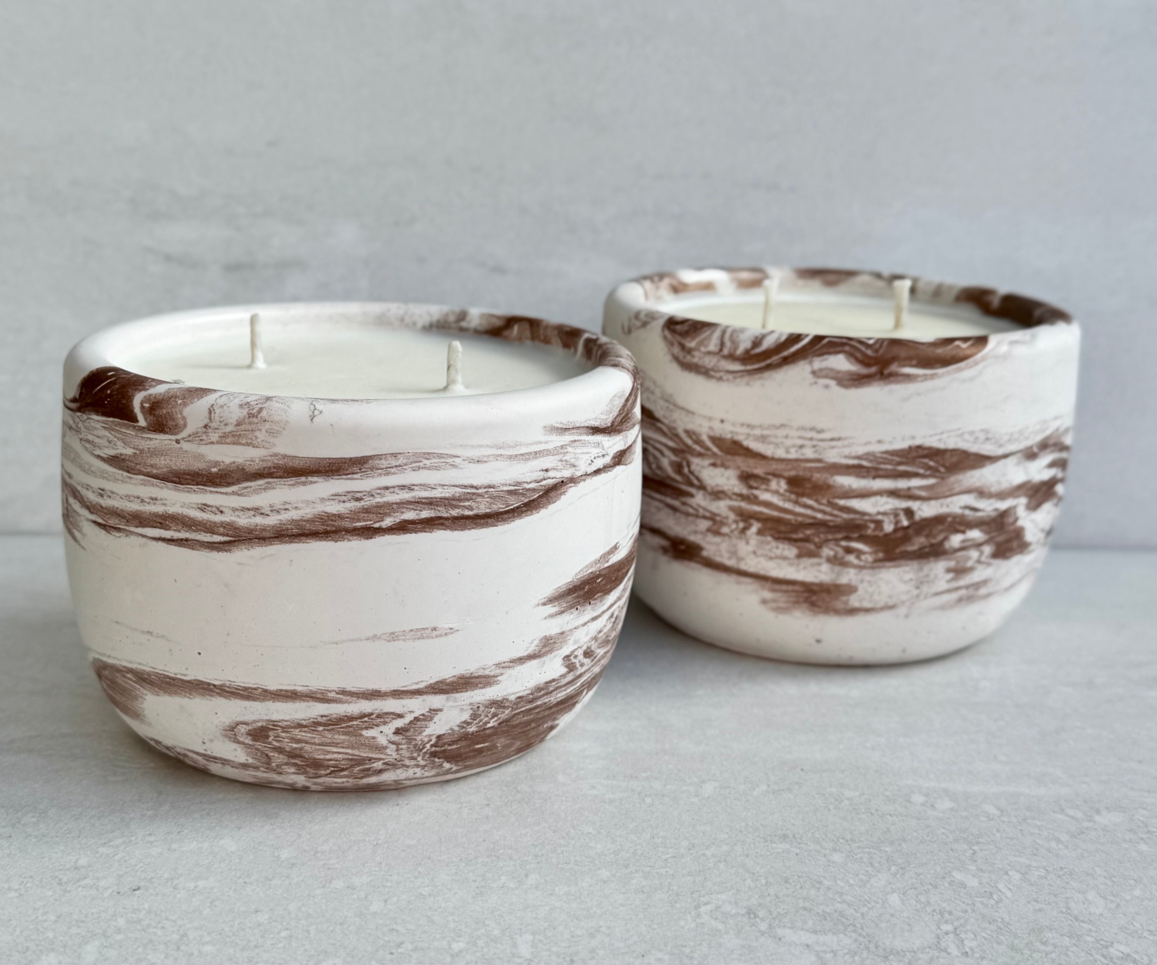 Southern Shores Concrete Candle