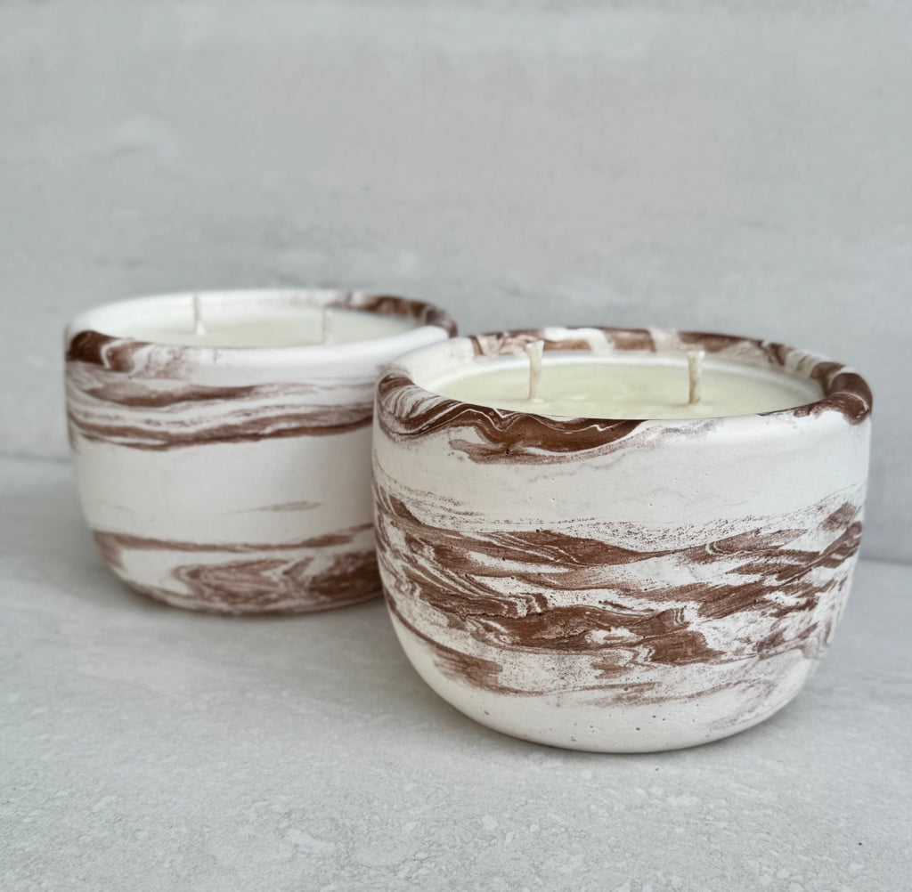 Toasted Pumpkin Spice Concrete Candle