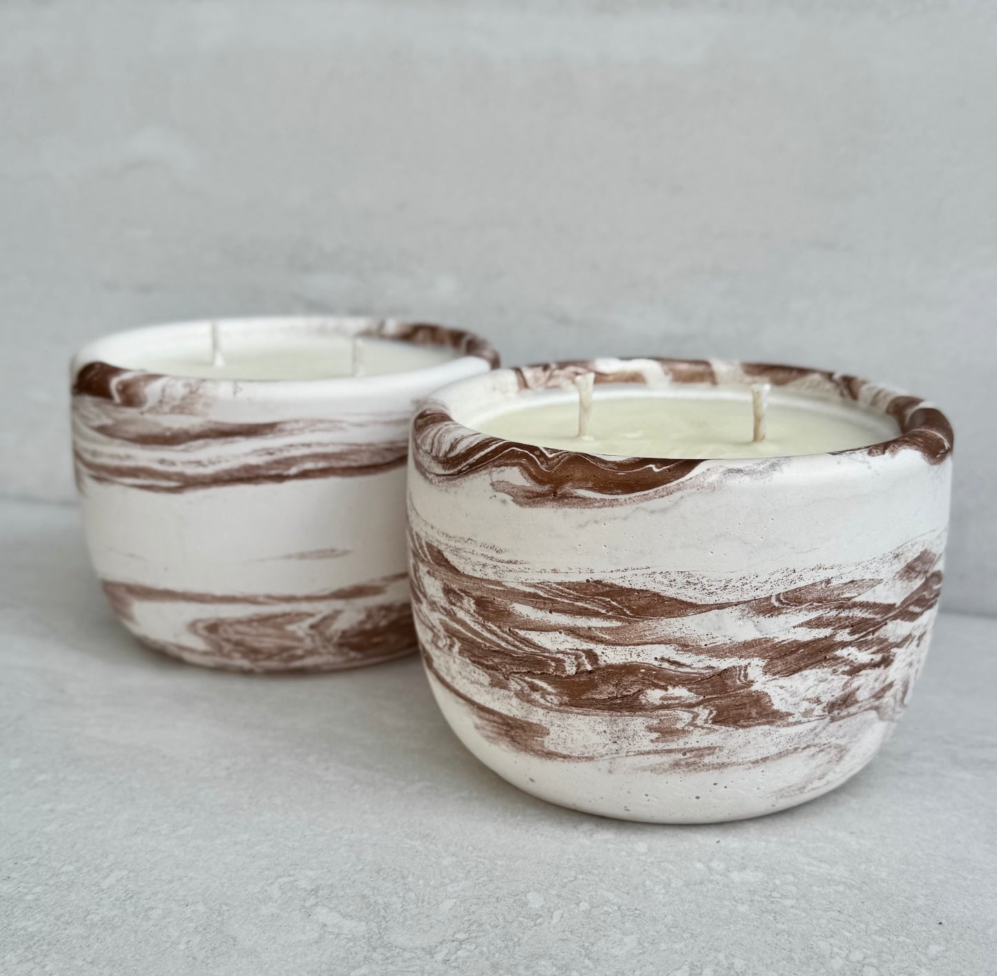 Southern Shores Concrete Candle