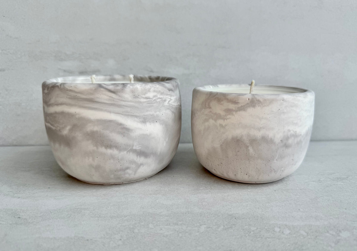 Carolina Fall Concrete Candle