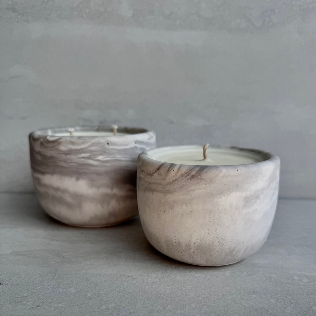 Carolina Fall Concrete Candle