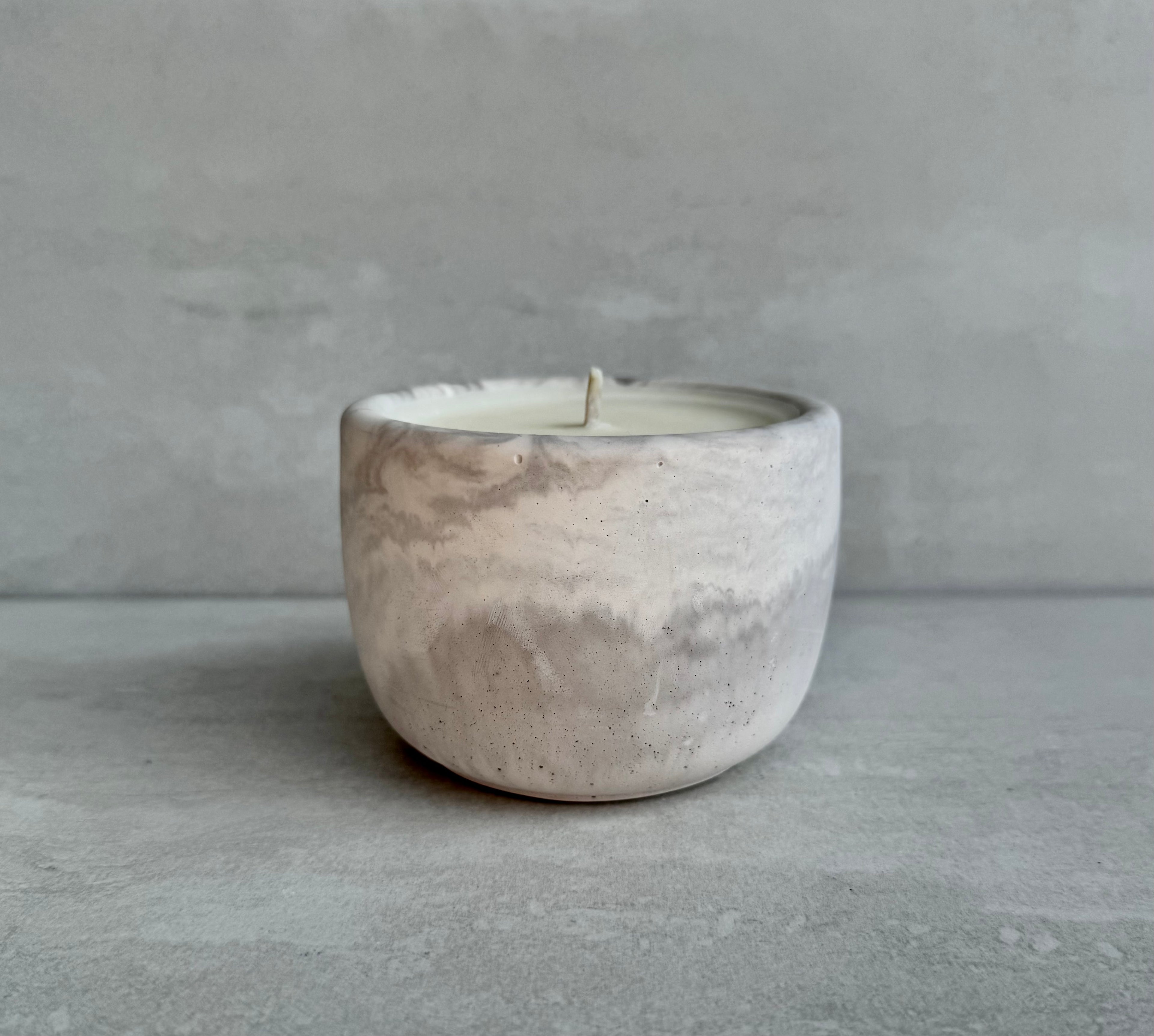 After the Rain Concrete Candle