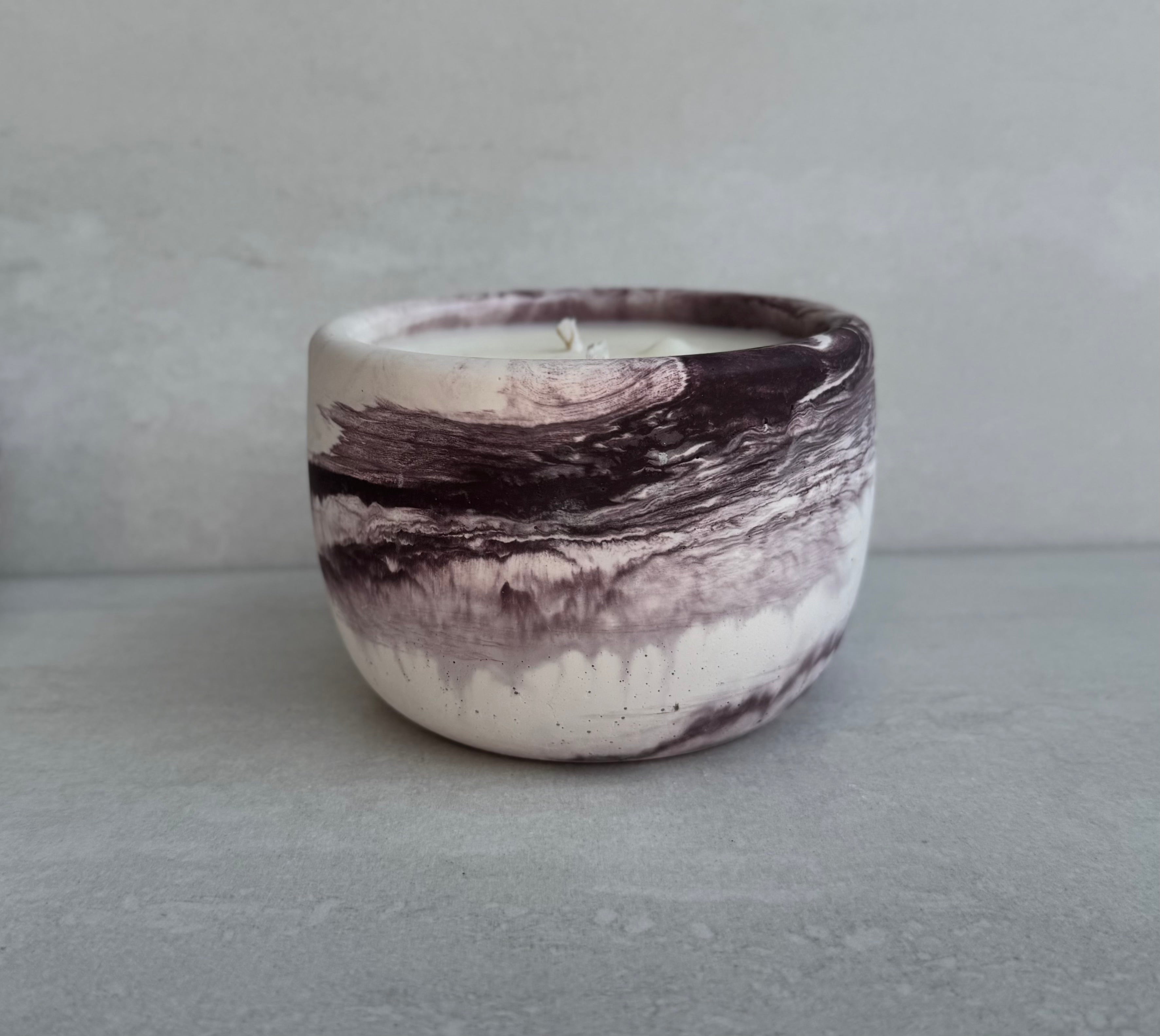 Prosecco in the Garden Concrete Candle