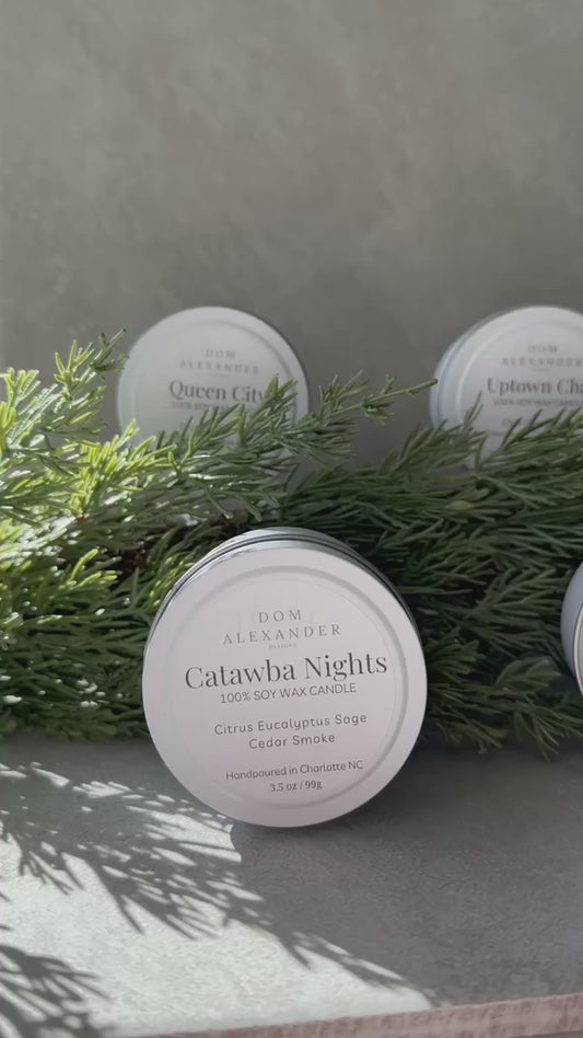 Catawba Nights Tin Candle