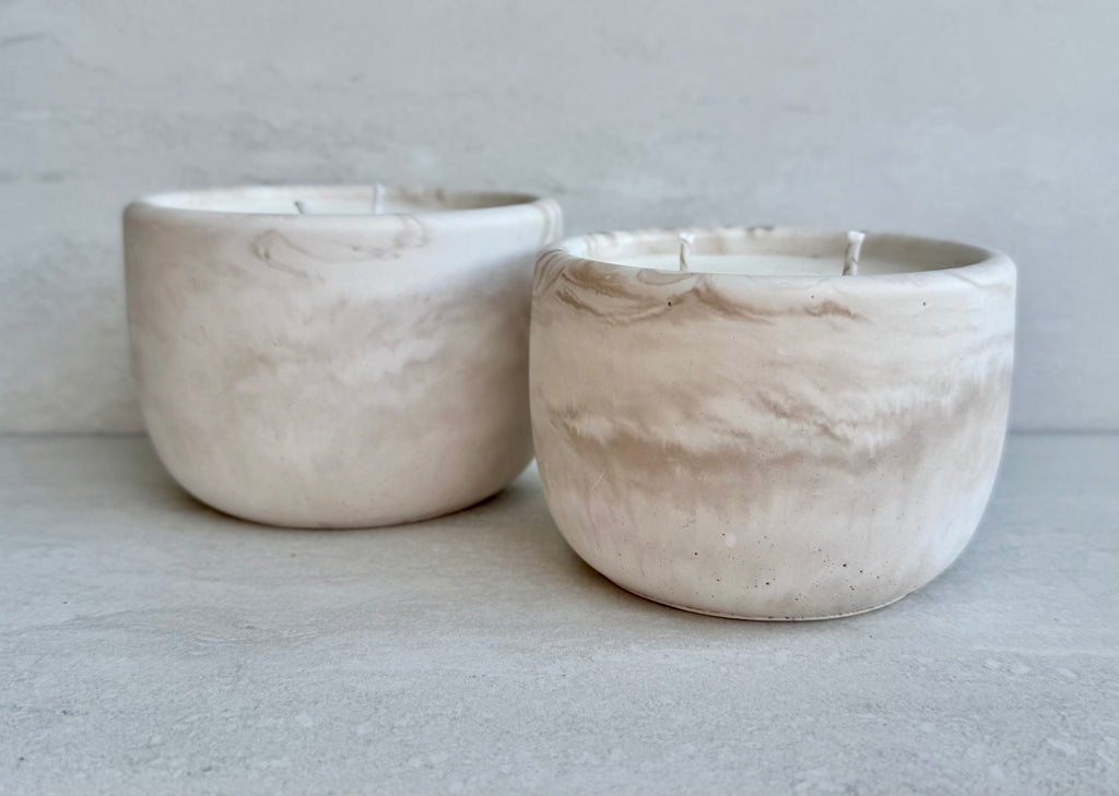 Citrus Grove Concrete Candle