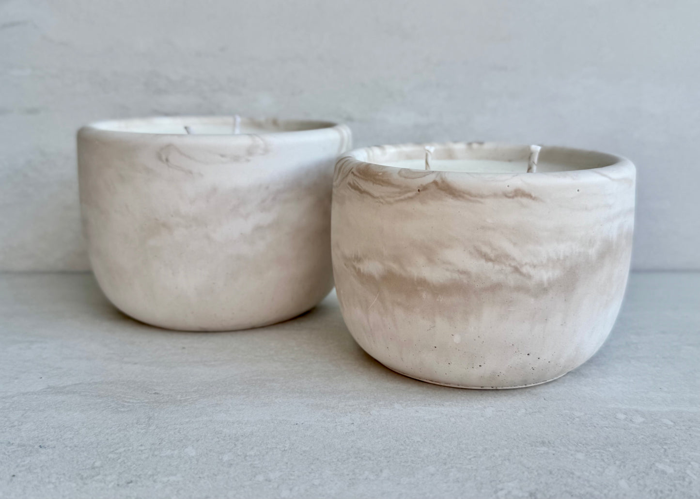 Apple Pie Concrete Candle