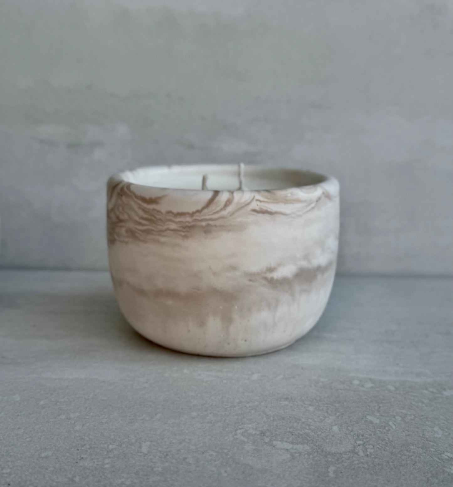 Apple Pie Concrete Candle